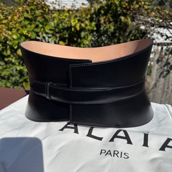 Alaia Neo Bustier Leather Corset - Picture 2 of 6